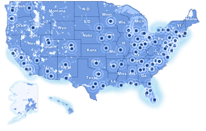 Wireless Coverage Map